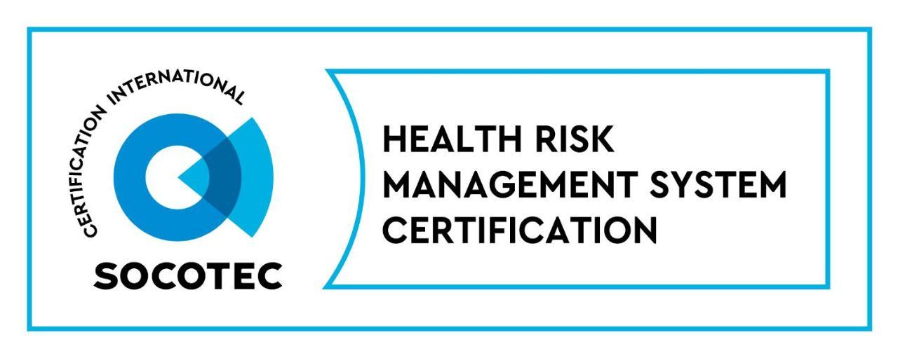 Maison Albar Hotels L'Imperator Ним Экстерьер фото The logo of the International Health Risk Management System Certification